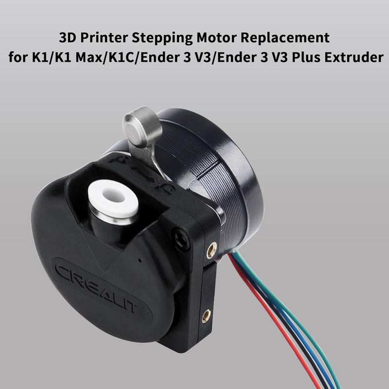 FYSETC Crealty K1 Max Extruder Motor - Original 36mm Pancake Stepper Motor Replacement: 1.8 Degree 12 Tooth Gear Circular Stepping for K1 Hotend Direct Drive Extrusion Kit 3D Printer Parts - Image 2